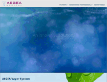 Tablet Screenshot of aegeamedical.com